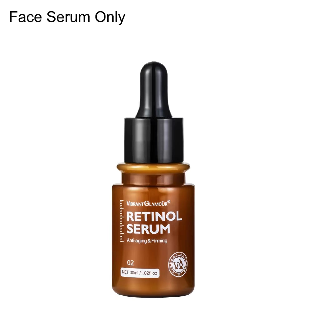 Retinol Facial Cream+Face Serum+Eye Serum Set Anti-Aging Wrinkle Remover Firming Moisturizing Whitening Skin Face Care Kits